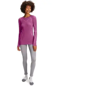 Falke T Shirt À Manches Longues Wool Tech rose XS pas cher