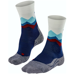 Falke - Women's TK2 Crest - Chaussettes de randonnée taille 35/36, bleu/gris