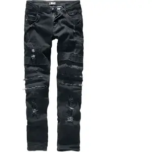 Jean  de Rock Rebel by EMP - Jared - W30L32 à W38L34 - pour Homme - noir W32L34