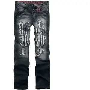 Comparateur de prix : Jean  de Rock Rebel by EMP - Pete - W29L32 à W36L34 - pour Homme - noir W31L34