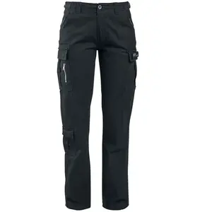Comparateur de prix : Pantalon Cargo  de Black Premium by EMP - Pantalon Army Vintage - W26L32 à W34L34 - pour Femme - noir W31L34