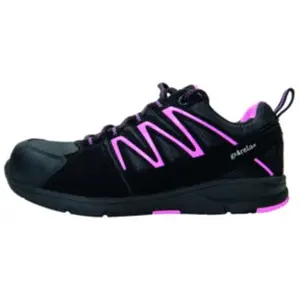 NORDWEST Chaussure de sécurité pour femmes Silvy2 taille 38 noir/magenta S1P en iso 20345 microfibres avec éléments textiles pas cher