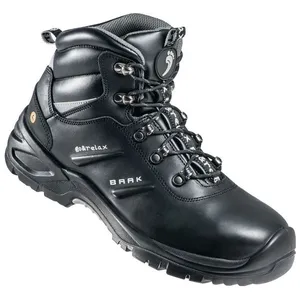 BAAK Botte de sécurité Harrison taille 43 noir S3 src esd en iso 20345 cuir lisse pas cher
