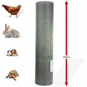 DEMA Grillage galvanisé à maille carrée 13 mm 1 x 20 m pas cher