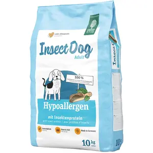2x10kg Green Petfood InsectDog hypoallergen - Croquettes pour chien pas cher