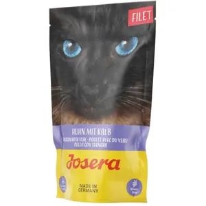 Comparateur de prix : 16x70g Josera Filet poulet, veau - Pâtée pour chat