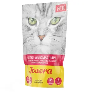 Comparateur de prix : 16x85g Josera Paté boeuf, poulet - Pâtée pour chat