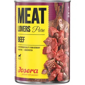 Comparateur de prix : 6x800g Josera Meatlovers Pure boeuf - Pâtée pour chien