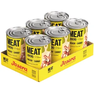 Comparateur de prix : 6x400g Josera Meatlovers Menu poulet, carottes - Pâtée pour chien