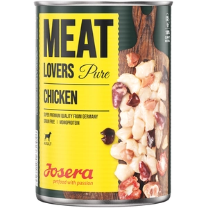 6x400g Josera Meatlovers Pure Huhn Hundefutter nass pas cher