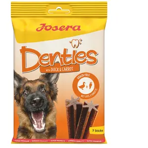 Comparateur de prix : Josera Denties canard, carotte pour chien - 180 g