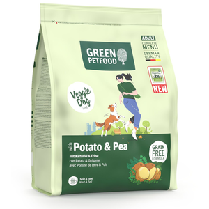 900g Green Petfood VeggieDog Grainfree pomme de terre & pois nourritur... pas cher