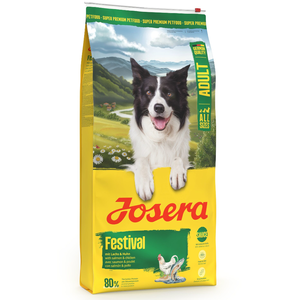 2x12,5kg Josera Adult Festival saumon & poulet nourriture sèche pour c... pas cher
