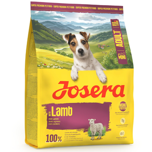 Comparateur de prix : 900g Josera Mini Adult agneau nourriture sèche pour chiens