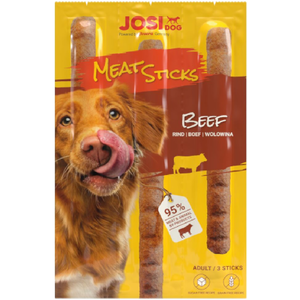 JosiDog Meat Sticks Beef - 20 x 33 g de friandises juteuses pour chienVendu parzooplus