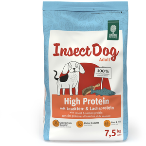Green Petfood InsectDog High Protein insectes, saumon pour chien   7,5 kg pas cher