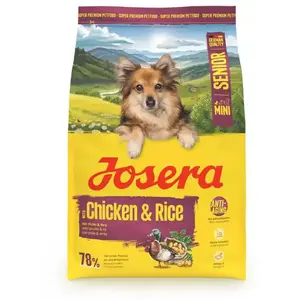 3kg Josera Mini Senior poulet & riz nourriture sèche pour chiens pas cher