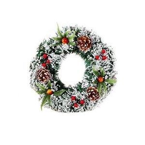 Comparateur de prix : OEM Décoration de Noël Couronne Guirlande de Noël Artificielles Fait à Main pour Votre Porte, Mur ou Fenêtre, Cheminée Muralediamètre 30CM