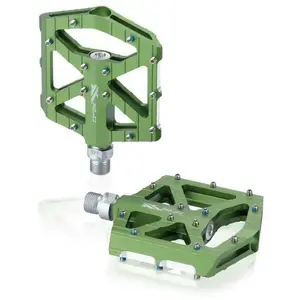 XLC Pedale MTB Trekking Pieces de Velo Mixte, Limegreen, Taille Unique