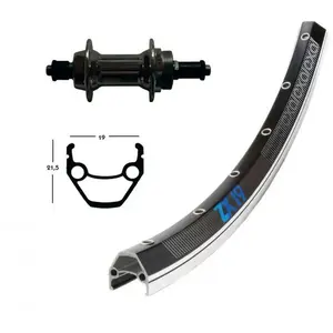 Roue VTT 26P Exal ZX 19 - Moyeu à Visser 6/7V - Mixte Adulte pas cher