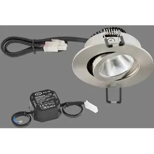 Comparateur de prix : EVN PC20 lampe avec variateur 3000K acier