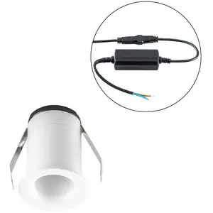 EVN Noblendo LED plafonnier encastré blanc Ø 3,5 cm pas cher