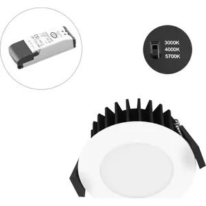 EVN Solido68 LED plafonnier encastré 10W blanc pas cher