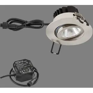 EVN PC65 luminaire extérieur rond, 3000K inoxVendu parluminaire