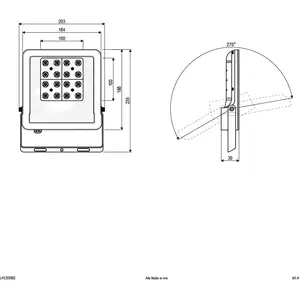 EVN Panthera spot extérieur LED IP65 30W 3000K