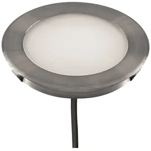 EVN L67101502 Luminaire encastré dans le sol, Ø 8,5 cm, 3.000K