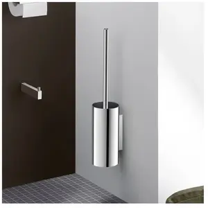 Zack LINEA Porte-brosse WC avec brosse, 40026,Vendu paramazon