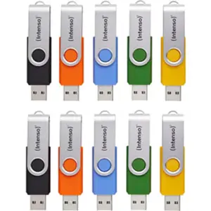 Clé USB - INTENSO - Basic Line USB 2.0 - 8 Go (Pack de 10) 3503561