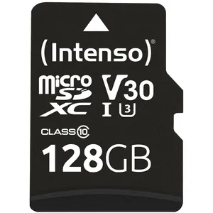 Comparateur de prix : Intenso Carte microSDXC Professional 128 GB Class 10, UHS-I avec adaptateur SD