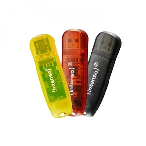 Comparateur de prix : Intenso Clé USB 32 GB Rainbow Line, Noir, Rouge, Jaune USB 2.0, 3 pc(s)