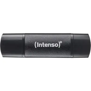 Clé USB Intenso 3544480 32GB USB-A USB-C 70MB/s Aluminium Noir