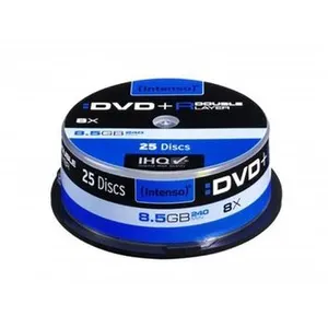 Comparateur de prix : Intenso - DVD+R DL 8.5 Go 8x - Spindle de 25 - Marque INTENSO