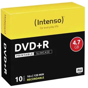 Intenso 4811652 Disques Vierges DVD + R 16 x 4,7 Go Vitesse 10er Spindel pas cher