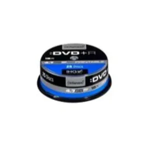 Dvd+r 4,7GB 25pcs Cake Box imprimable 16x (4811154) - Intenso