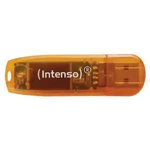Comparateur de prix : Intenso Rainbow Line lecteur USB flash 64 Go USB Type-A 2.0 Orange