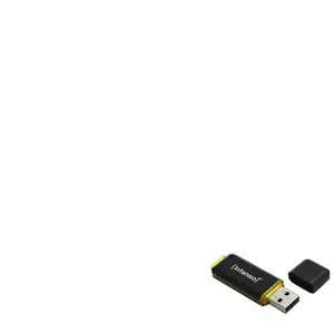 Clé USB INTENSO 3537490 - 64 Go - USB 3.1 - Casquette - Noir, Jaune