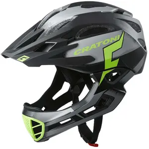 Cratoni Casque de vélo Unisex-Adult, NÉG/LIM, 52-56 pas cher