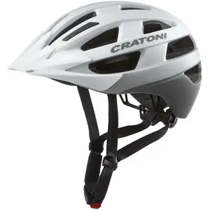 CRATONI Casque de vélo Unisex-Adult, Blanc Mat, 52-57 pas cher