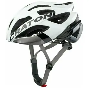 Cratoni Casque Bolt Route Blanc/Noir vélo Unisex-Adult, Taille Unique pas cher