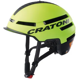 Comparateur de prix : Cratoni Smartride Casques Adulte Unisexe, Jaune Fluo Mat, m