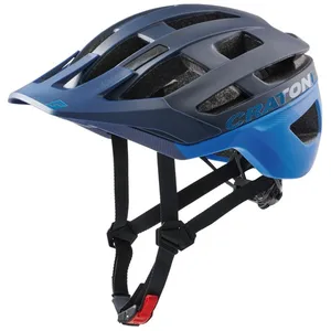 Cratoni Helmets Allrace Casque de vélo Mixte, Noir/Bleu, S-M 52-57Vendu parkaufland