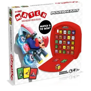 Comparateur de prix : Winning Moves Match Mario Kart - Jeu de société - Jeu d'Observation et de Tactique avec Les Personnages de L'Univers Mario Kart