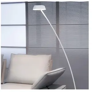 OLIGO Glance lampadaire LED arqué blanc mat pas cher