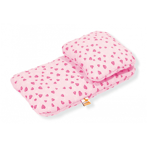 Comparateur de prix : Pinolino Literie pour poussette de poupées Herzchen rose 2 pièces