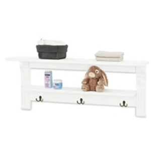 Comparateur de prix : Etagere Murale Porte Manteau Pinolino Emilia L 100 x P 18 x H 40