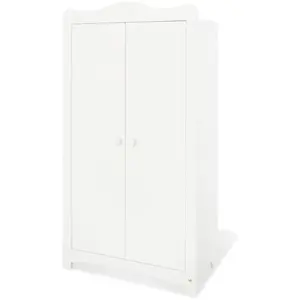Comparateur de prix : Armoire bébé - PINOLINO - Florentina - Bois massif - Blanc - 2 portes